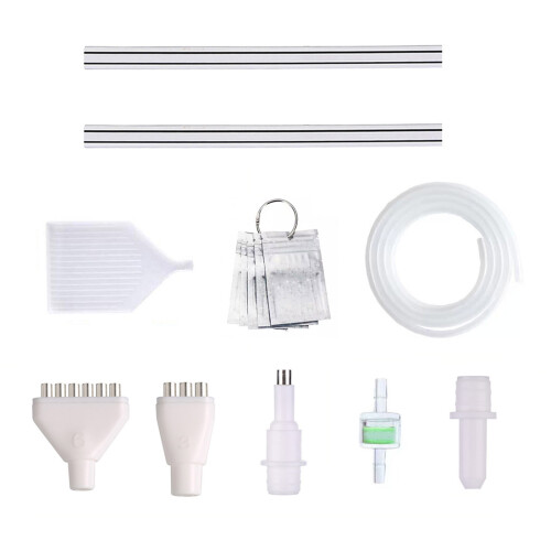 Plastic strass-penvervangingsset met meerdere tips,-Wit