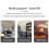 Multifunctionele houten organizer voor-S Retro-kleur 2