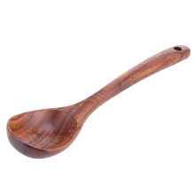 Teak Soup Spoon with Long Handle – Hand Polished, 26x6cm