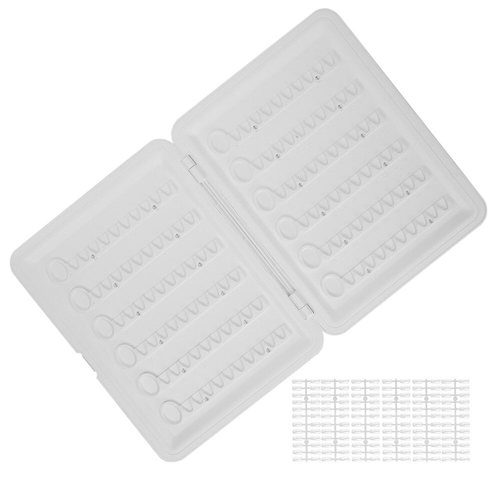 120 Slot Nail Gel Polish Display Book Replaceable Tips for Salon Use