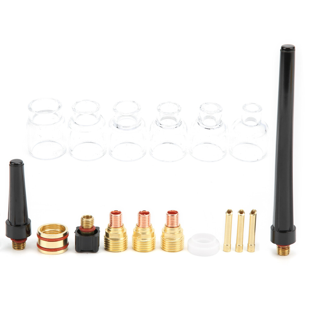 Welding Torch Accessories Kit For Wp9/20, Glass & Brass, Ocimgl920 3221359203455