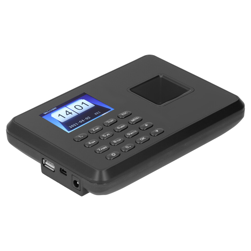 Tft Color Screen Attendance Machine 2.4In Fingerprint Time Clock Uk Plug 4681359203937