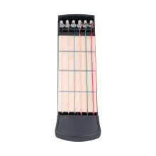 Taschen-Gitarren-Übungswerkzeug 6-Farben-Saiten Griffbrett Tragbarer Anfänger-Akkordtrainer