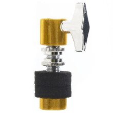 Premium Yellow Aluminum HiHat Clutch for Jazz Drum Cymbal Rack Holder Accessory