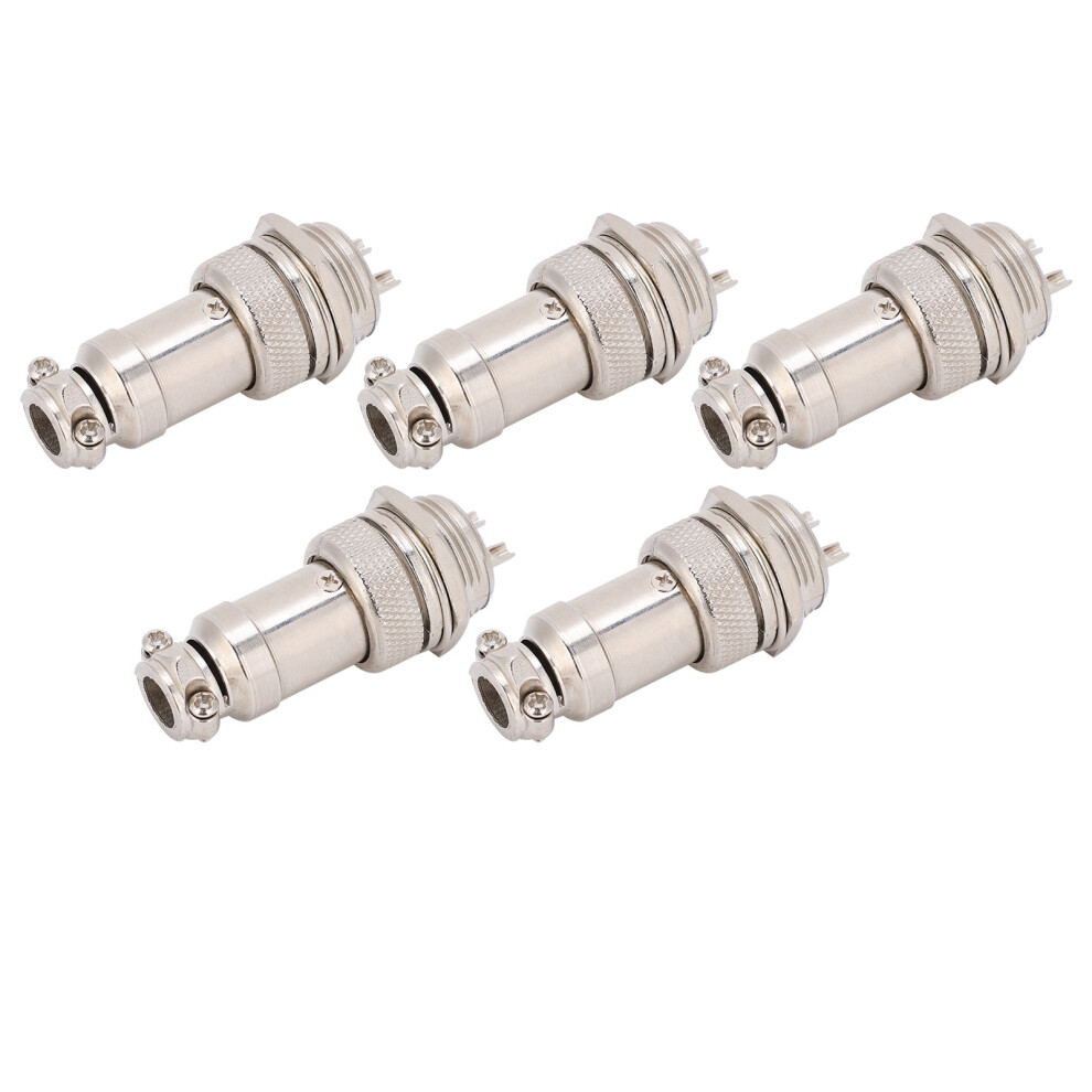 5Pcs Gx16 16Mm Male Female Aviation Plug Connectors 450V 2 Pin 8251359204898