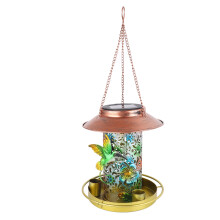 Solar-Vogelfutterstation, dekorative Laterne aus