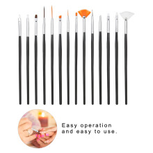 15pcs Nail Art Pen & Brush Set for Manicure Dotting & Drawing DIY Tools