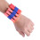 Elastic Wristband for Soft Bullets, Fits 8 EVA Ammo, Black/Blue 8