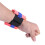Elastic Wristband for Soft Bullets, Fits 8 EVA Ammo, Black/Blue 10