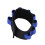 Elastic Wristband for Soft Bullets, Fits 8 EVA Ammo, Black/Blue 7