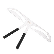 Tattoo Eyebrow Ruler for Precise Shaping, Stainless Steel, 14x8cm