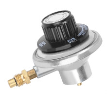 Zinc Alloy 1"‑20UNF Propane Gas Low Pressure Regulator for BBQ & Camping