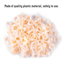 Silicone Ink Ring Cups for Tattoos 100pcs Semi Permanent Pigment Holder S