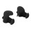 Durable Black Earplugs with Spiral for Secure Swimming Protection 14