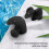 Durable Black Earplugs with Spiral for Secure Swimming Protection 8