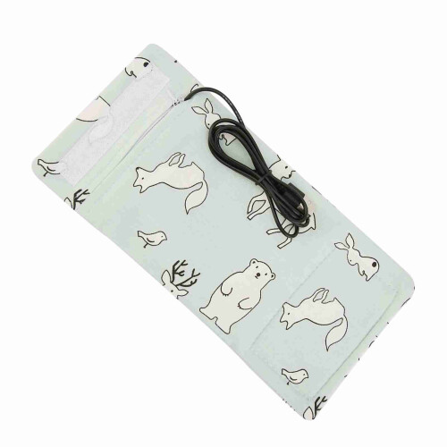 USB Babyflasche Warmhalteabdeckung, Eisbärenmuster, 28cm