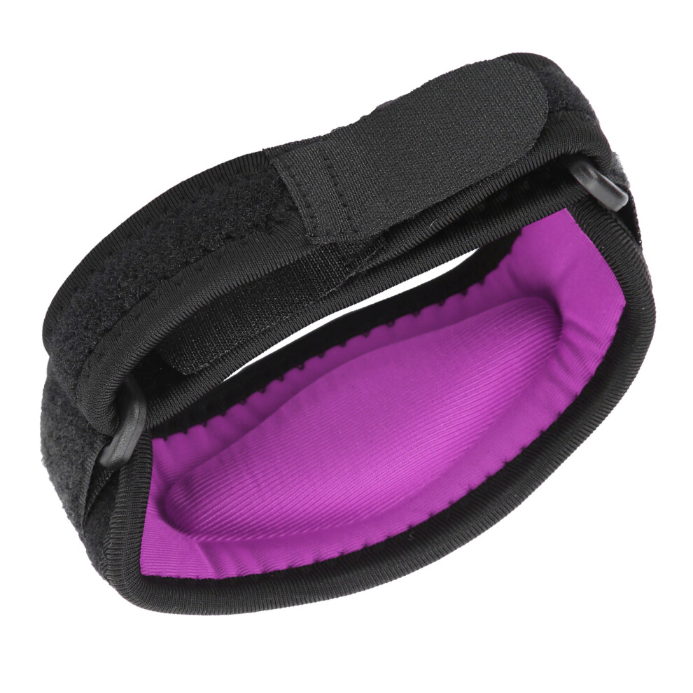 Purple Adjustable Tennis Elbow Brace, Eva Pain Relief Pad, 17Cm