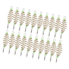 Frühlings-Kupferlegierung Köderkäfig 7 cm Inline-Feeder Lockstoffe 109 g