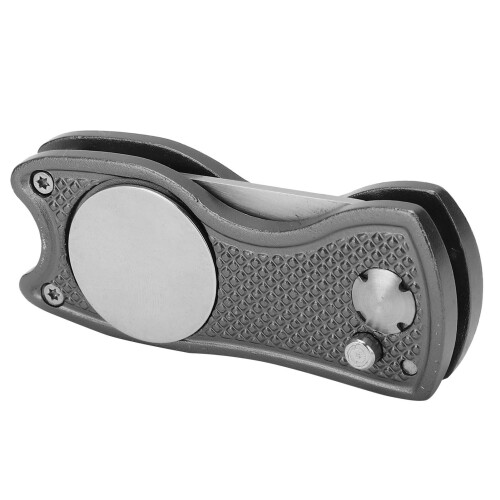 Foldable Stainless Steel Golf Divot Tool, Gray, 12cm Length 1