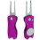 Foldable Stainless Steel Golf Divot Tool with Purple Handle, 12cm 4