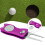 Foldable Stainless Steel Golf Divot Tool with Purple Handle, 12cm 14