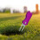 Foldable Stainless Steel Golf Divot Tool with Purple Handle, 12cm 10