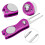 Foldable Stainless Steel Golf Divot Tool with Purple Handle, 12cm 5