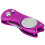 Foldable Stainless Steel Golf Divot Tool with Purple Handle, 12cm 13