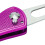 Foldable Stainless Steel Golf Divot Tool with Purple Handle, 12cm 3