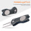 Stainless Steel Foldable Golf Divot Repair Tool 12cm Black 5