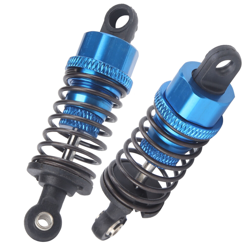 2Pcs 63mm Aluminum RC Shock Absorbers for 2WD RC Car, Blue-image-OPC-PMTMPRV-NEW