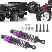 2 Stück 72 mm lila Aluminium RC Stoßdämpfer für Slash 2WD Autos