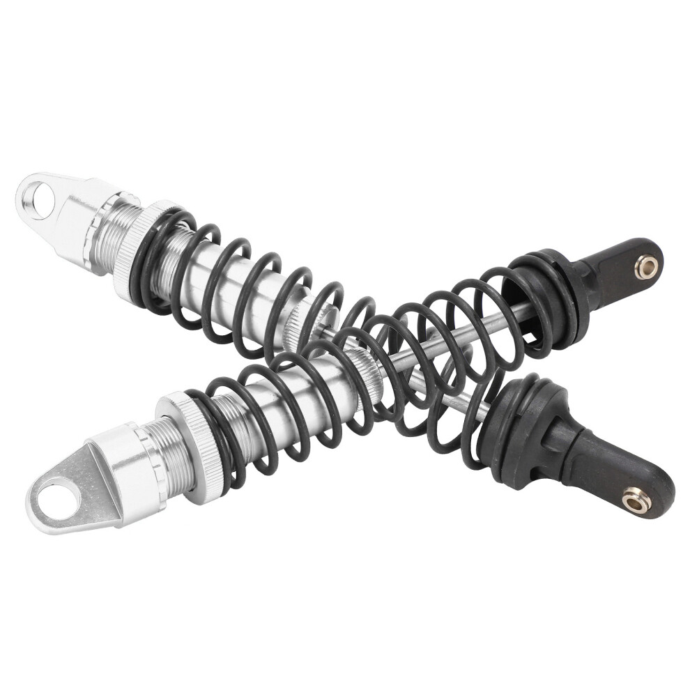 2Pcs 195Mm Rc Aluminium Shock Absorbers For 1/5 Off-Road Cars Silver 6901359213551