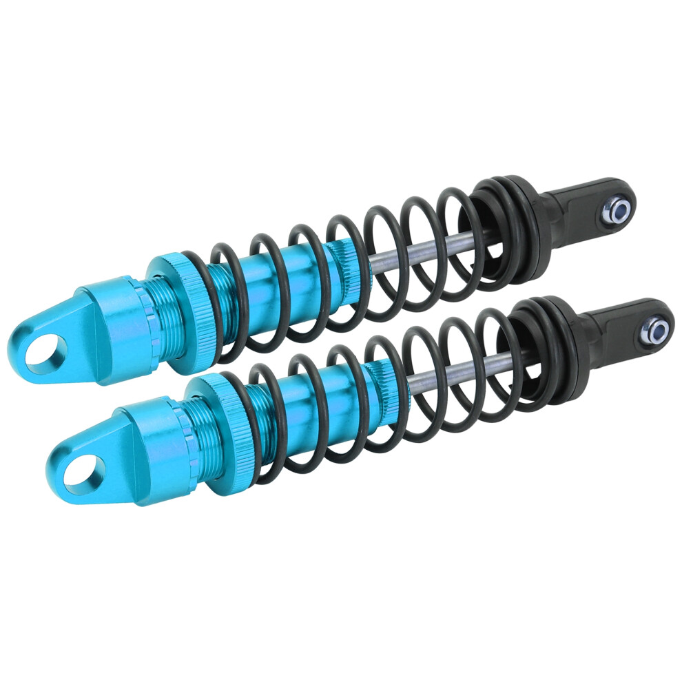 2Pcs 173Mm Rc Aluminium Shock Absorbers For 1/5 Off-Road Cars, Blue 4971359213914