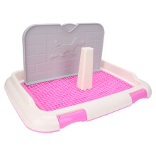 Indoor-Hundewc Puppy-Toilettenbrunnen Pink 46,4x35,4x23,6cm