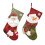 Weihnachtsstrumpf, schöne Schneemann-Santa-Muster für-B 2