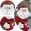 Weihnachtsstrumpf, schöne Schneemann-Santa-Muster für-B 6