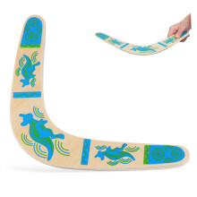 Wooden V-Shaped Boomerang For Adults, Lightweight Outdoor Flying Toy, Wood Material, Easy Return