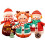 Festive Drawstring Gift Bags Christmas Fruit Candy Gift Bag-B 2