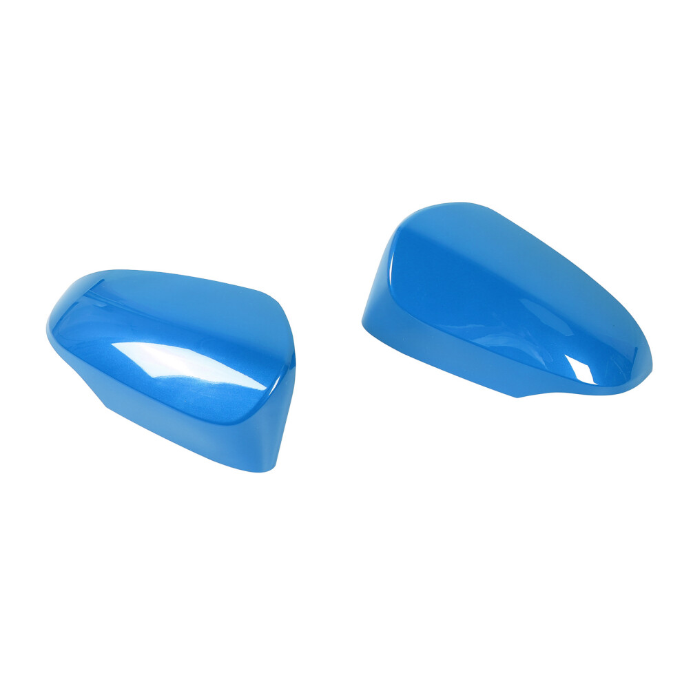 Pair Of Car Rearview Mirror Cover Cap Oe 87945-02420/87915-02420 Blue 5011359220150