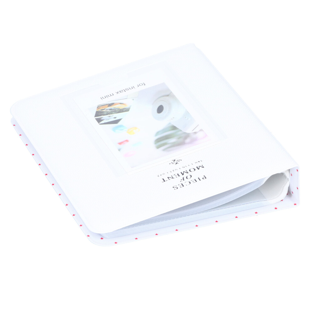 Mini Photo Album For 3In 64 Photos, 14X11x2.5cm White 9301359220936