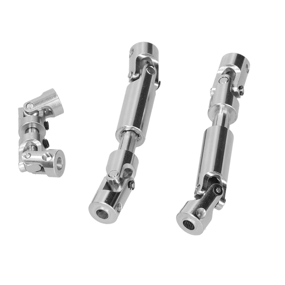3Pcs Metal Drive Shafts For Mn86 1/12 Rc Crawler, Upgraded Parts Silver 7901359225423