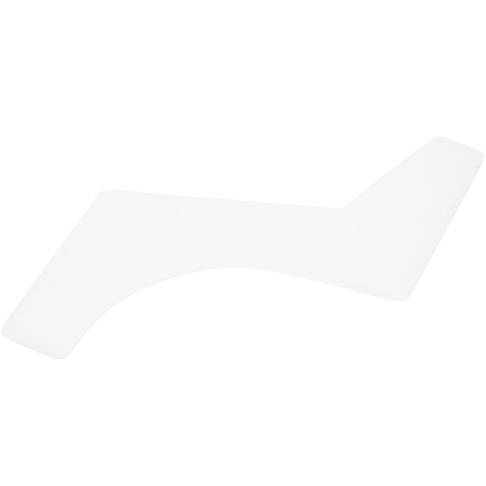 Beard Shaping Template White Home Salon Beard Styling Accessory Easy Trim Tool