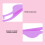 Applicatore per ciglia finte SS 10,61,8 cm viola 4