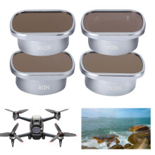 Leichtes Aluminium-Optikglas-Drohnen-ND-Filter-Set für FPV-Kombo ND4/8/16/32
