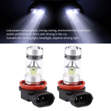 6000K 2x H8 H9 H11 100W LED-Scheinwerferlampen für Auto-Nebel- und Fahrlichter