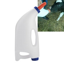4L Kalb Milchflasche mit Griff und Gummiaufsatz