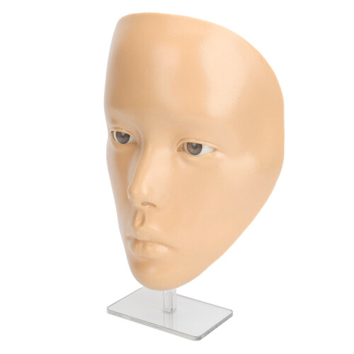 Übungsgesicht für Make-up mit Kunststoffständer, 1