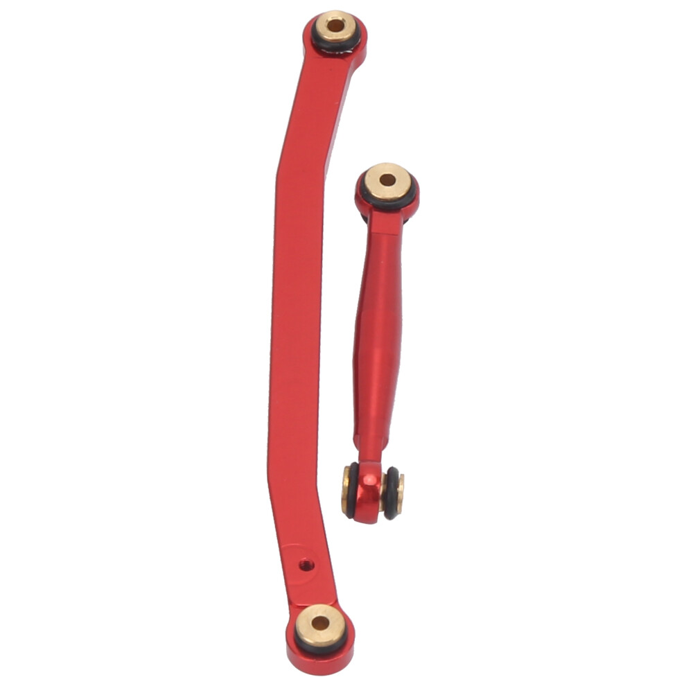 Aluminium Alloy Steering Rod Tie Links For Axial Scx24 90081 1/24 Rc Cars Red 4341359228681