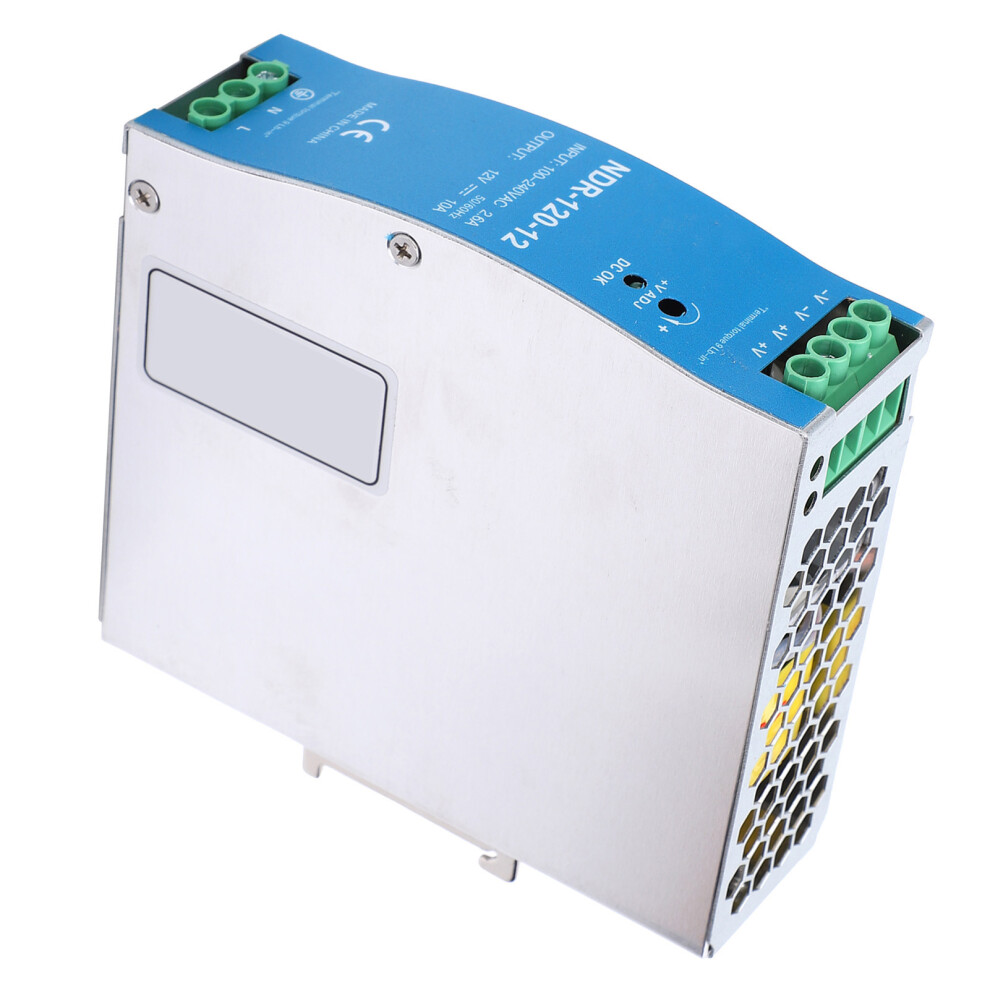 Dinrail 12V 10A 120W Power Supply Ndr12012 - Universal Ac Input 4611359229989